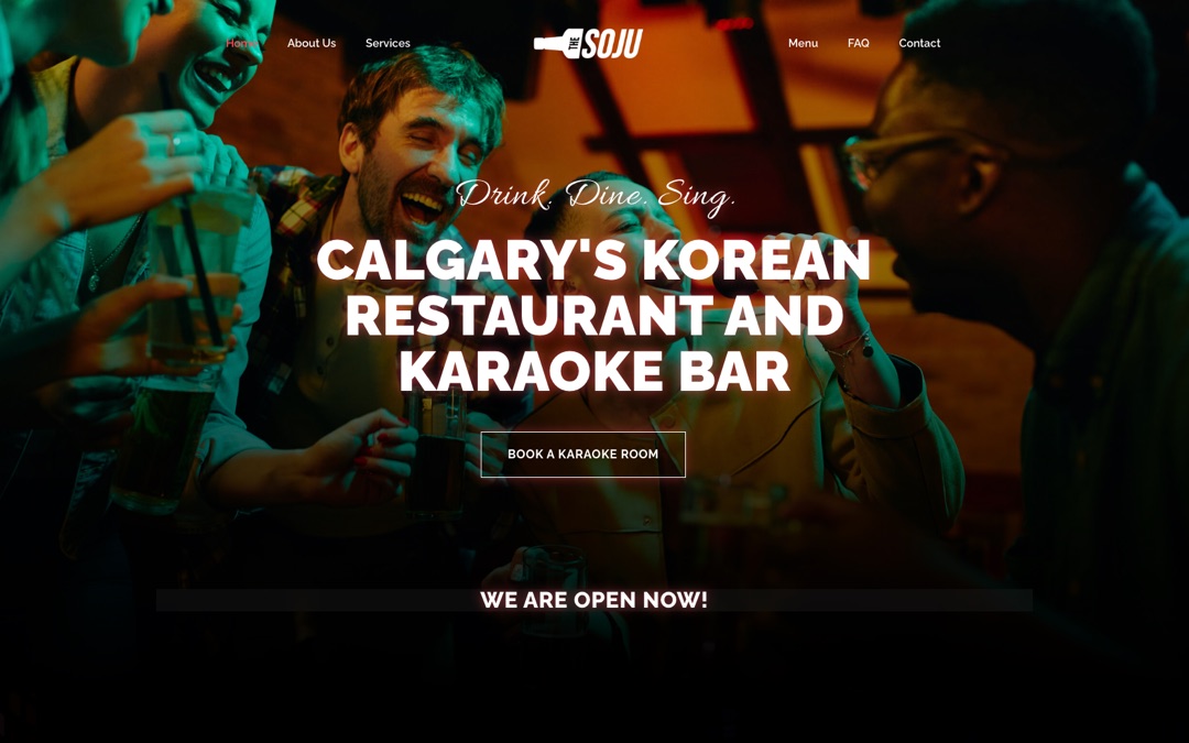 thesoju.ca — a live NoloWeb build